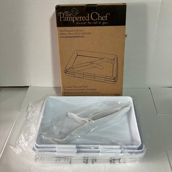 The Pampered Chef Other - The Pampered Chef Coating Tray & Tools #2605
